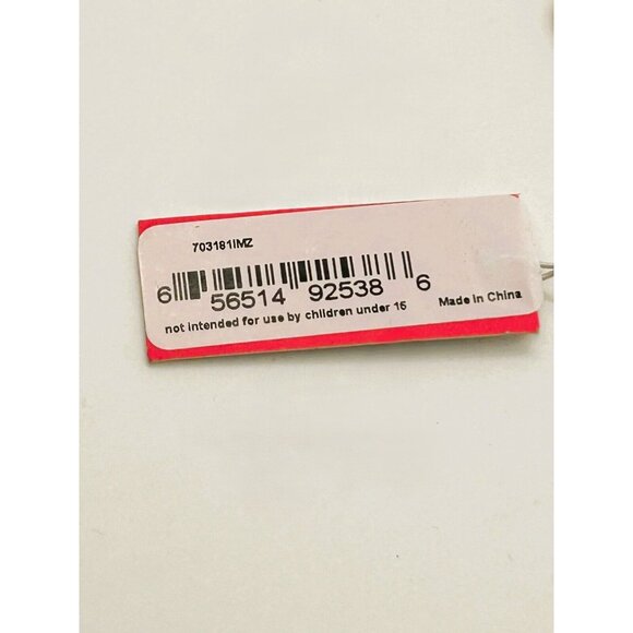 Isaac Mizrahi Floral Brooch Clear and Pink Crystal Flowers with Tag  Statement - Picture 8 of 13